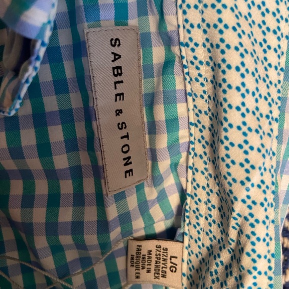 Sable and Stone Men’s Button Down Long Sleeve Shirt - Picture 5 of 6